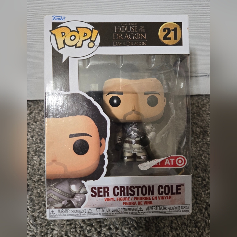 Funko Pop! Ser Criston Cole Vinyl Figure, Game Of Thrones